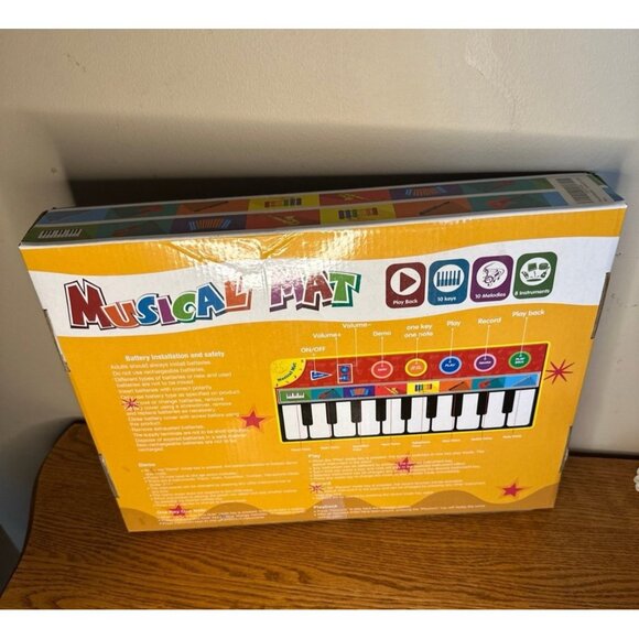 New Tencoz Kids Musical Mats, 58.26” x 23.62” Large Musical Dance Toys - Picture 2 of 2